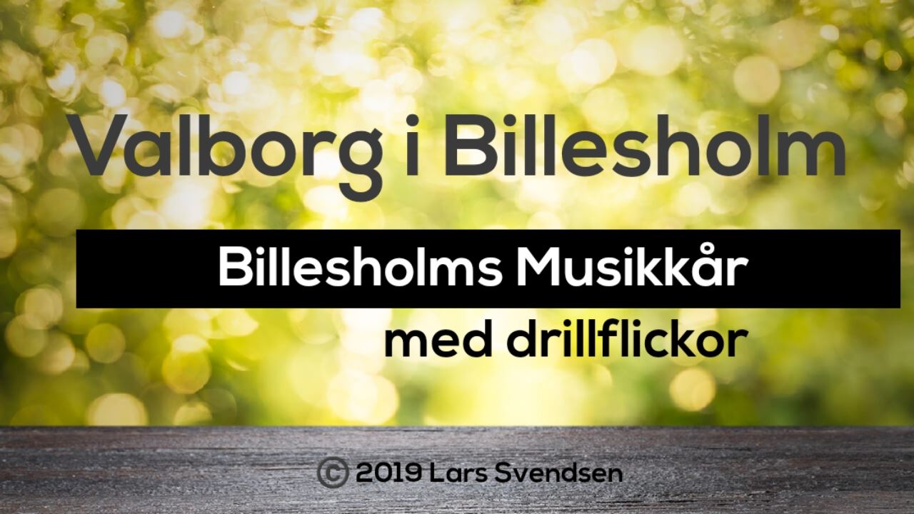 Valborg 2019 – Billesholms Musikkår – Drillflickor